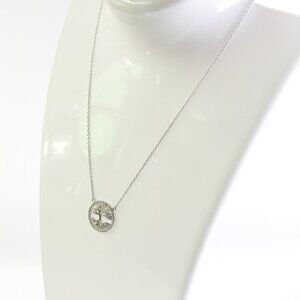 Sterling Silver 925 Tree and White Gold Plated